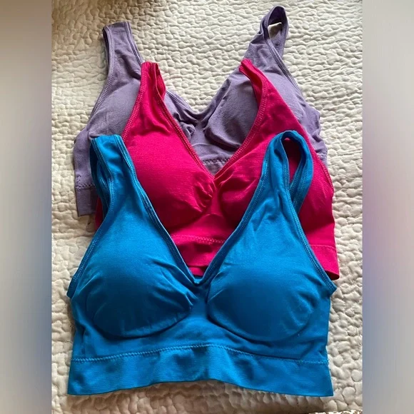 GENIE BRAS.NWOTags! Set of 3! Says XXXL but I believe these are a size 36! - Picture 1 of 10